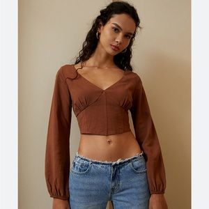 Kendall & Kylie Corset Crop Top